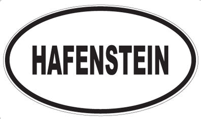 HAFENSTEIN - Oval Magnet