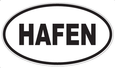 HAFEN - Oval Magnet
