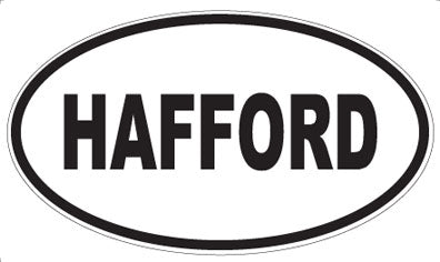 HAFFORD - Oval Magnet