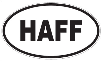 HAFF - Oval Magnet