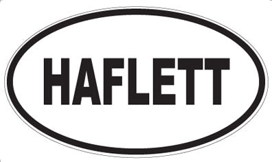 HAFLETT - Oval Magnet