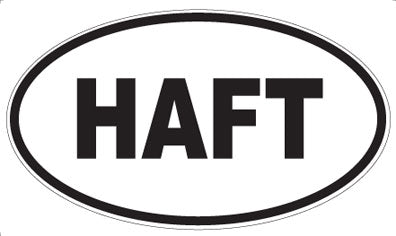 HAFT - Oval Magnet