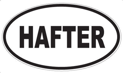 HAFTER - Oval Magnet