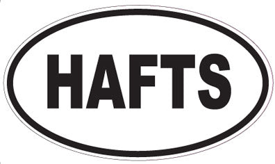 HAFTS - Oval Magnet