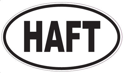 HAFT - Oval Sticker