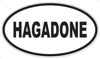 HAGADONE - Oval Magnet