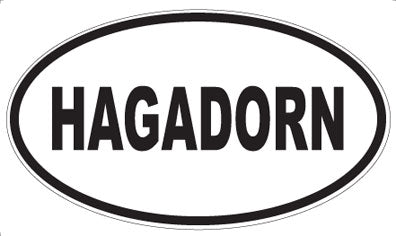 HAGADORN - Oval Magnet
