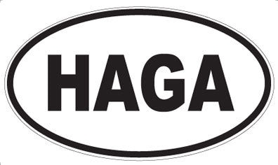 HAGA - Oval Magnet