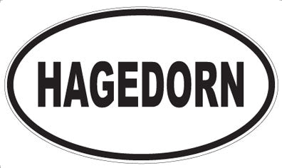 HAGEDORN - Oval Magnet