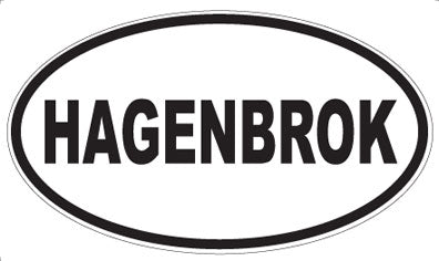 HAGENBROK - Oval Magnet
