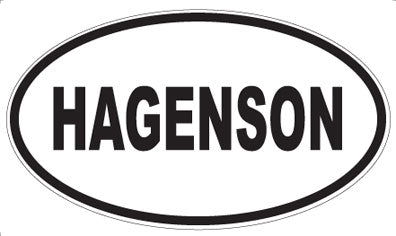 HAGENSON - Oval Magnet