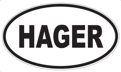 HAGER - Oval Magnet