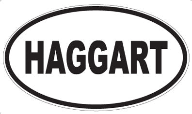 HAGGART - Oval Magnet