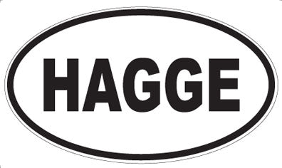 HAGGE - Oval Magnet