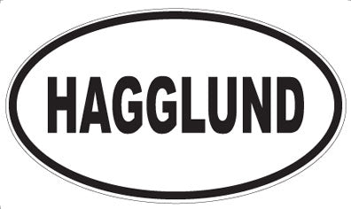 HAGGLUND - Oval Sticker