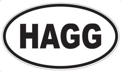 HAGG - Oval Magnet