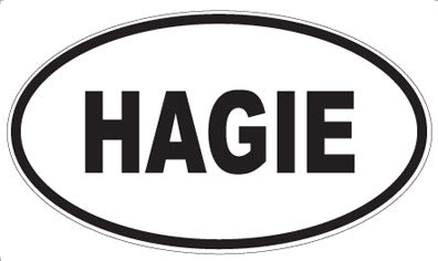 HAGIE - Oval Magnet