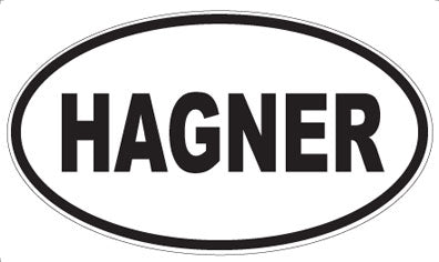 HAGNER - Oval Sticker