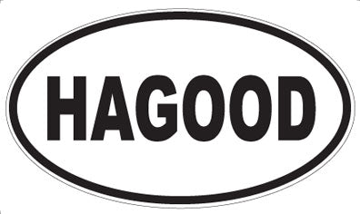 HAGOOD - Oval Magnet