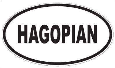 HAGOPIAN - Oval Magnet