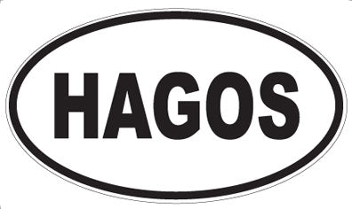 HAGOS - Oval Sticker