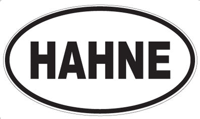 HAHNE - Oval Magnet