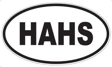 HAHS - Oval Sticker
