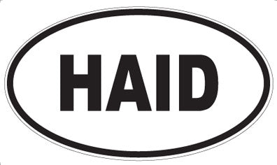 HAID - Oval Magnet