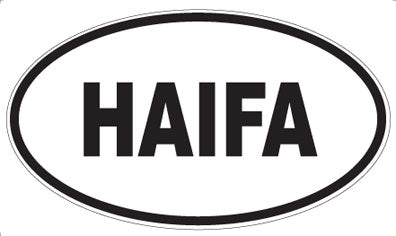 HAIFA - Oval Magnet