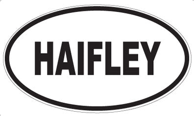 HAIFLEY - Oval Magnet