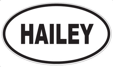 HAILEY - Oval Magnet