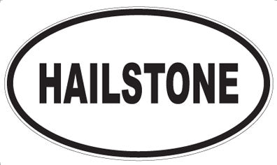 HAILSTONE - Oval Magnet