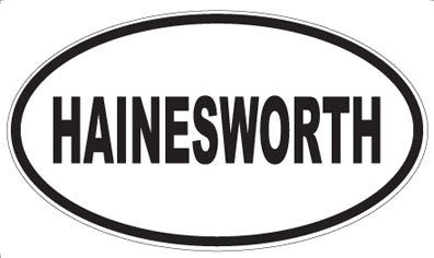 HAINESWORTH - Oval Magnet
