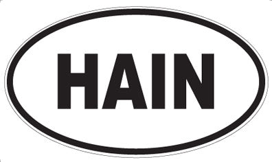 HAIN - Oval Magnet