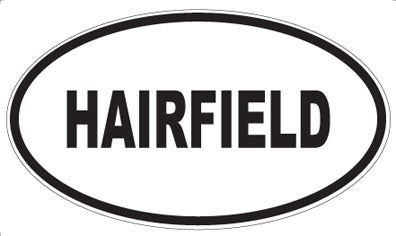 HAIRFIELD - Oval Magnet