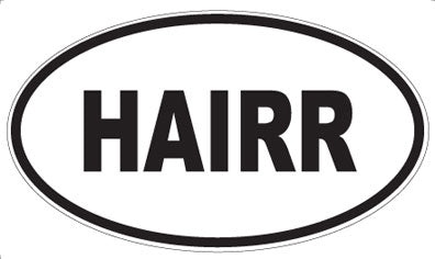 HAIRR - Oval Magnet