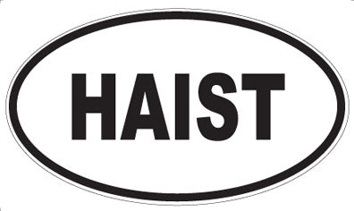 HAIST - Oval Magnet