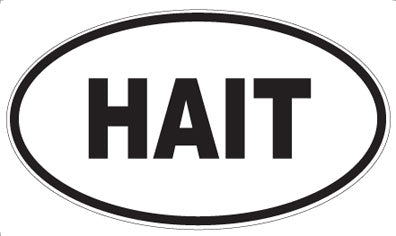 HAIT - Oval Sticker