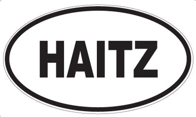 HAITZ - Oval Magnet