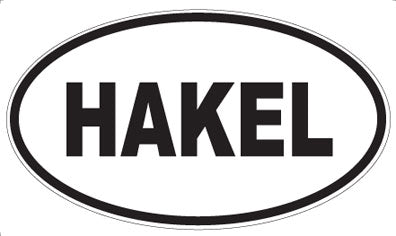 HAKEL - Oval Sticker
