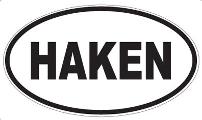 HAKEN - Oval Magnet