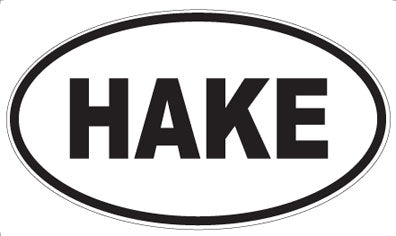 HAKE - Oval Magnet