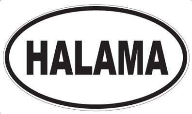 HALAMA - Oval Magnet