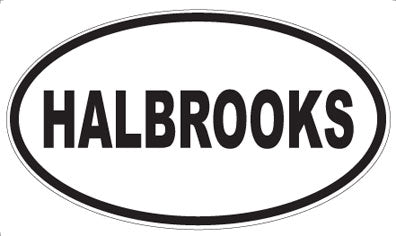 HALBROOKS - Oval Magnet