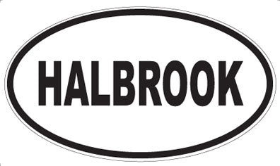 HALBROOK - Oval Magnet