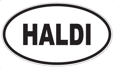HALDI - Oval Magnet