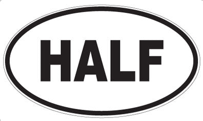 HALF - Oval Magnet