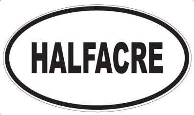 HALFACRE - Oval Magnet