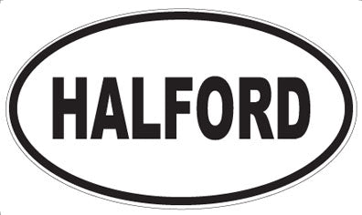 HALFORD - Oval Sticker