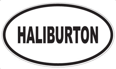 HALIBURTON - Oval Magnet